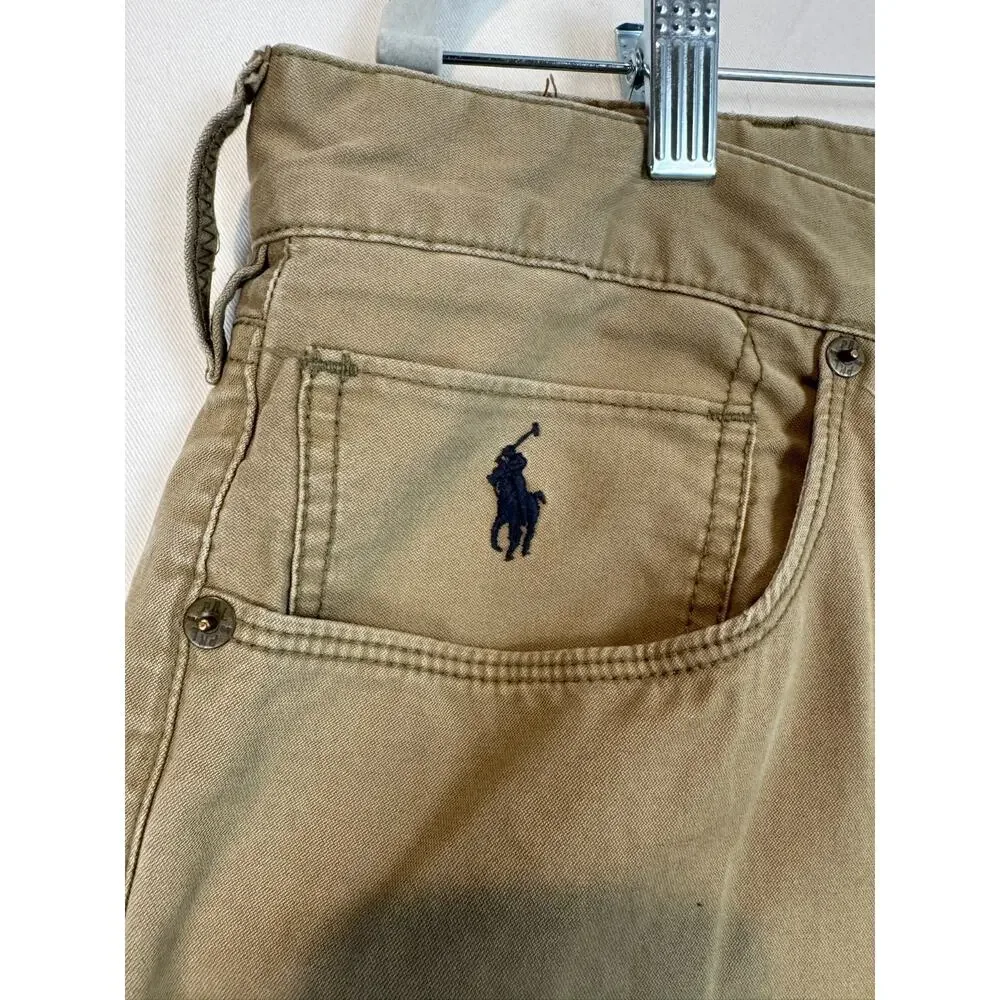 Vintage Polo Ralph Lauren Mens Chino's Heavy Cotton Khaki SZ‎ 40/30